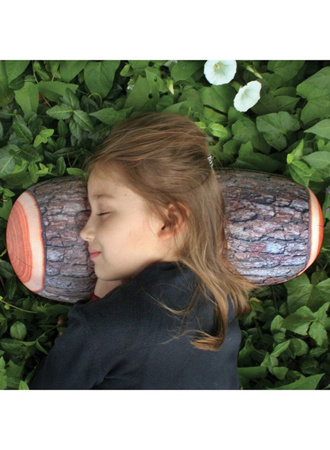 Log Head Rest Pillow Brown  - Image 4