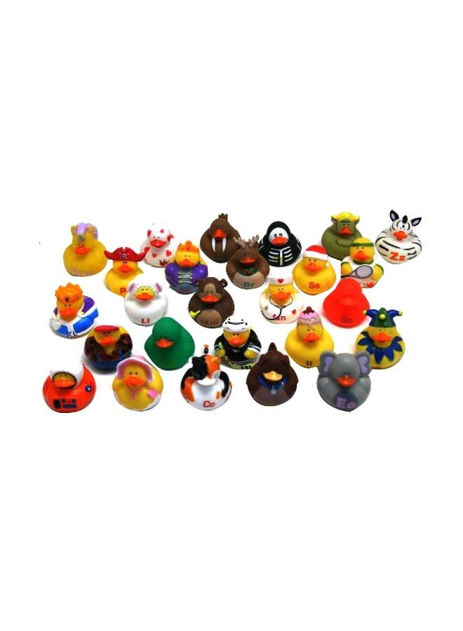 Fun Express 26-Piece ABC's Rubber Duckies Bath Toys 16/1226