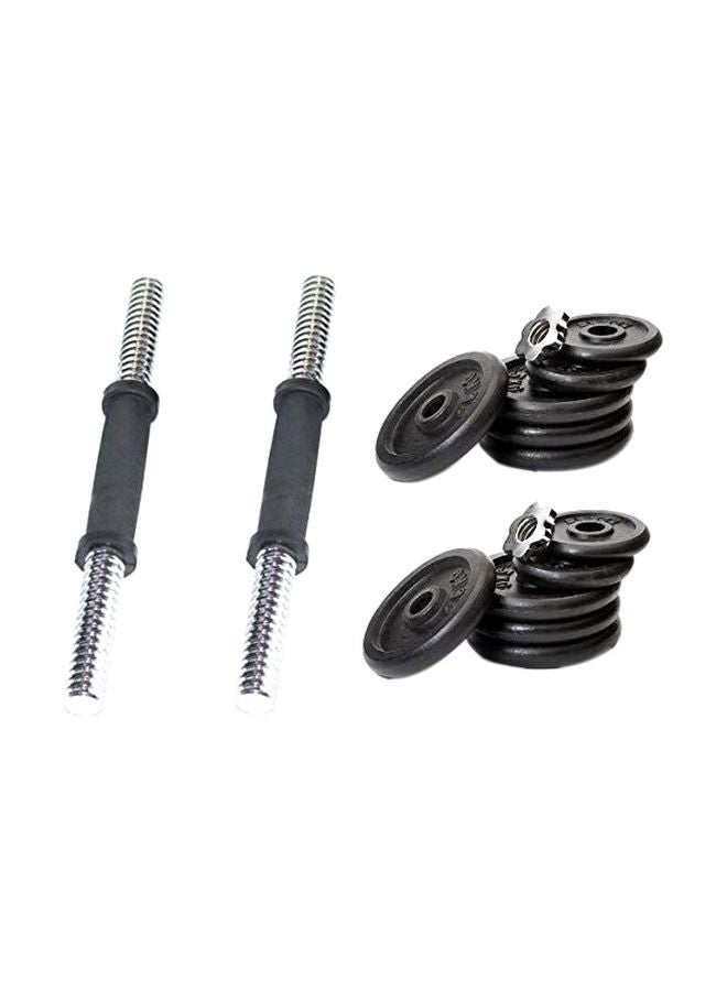 YORK FITNESS Set Of 2 Dumbbells 15kg