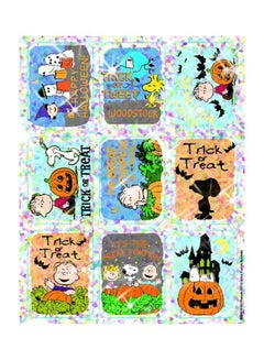 EUREKA Pack Of 18 Classroom Supplies Peanuts Halloween Stickers 623501 
