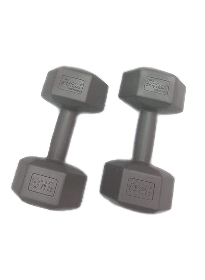 PRO ACTION - Cement Dumbbell Set 5kg - Image 1