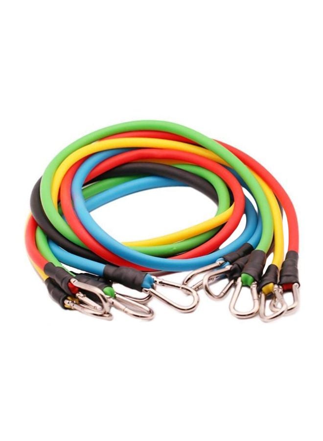 Kanteen Store 11-Piece Latex Resistance Exercise Band Set 