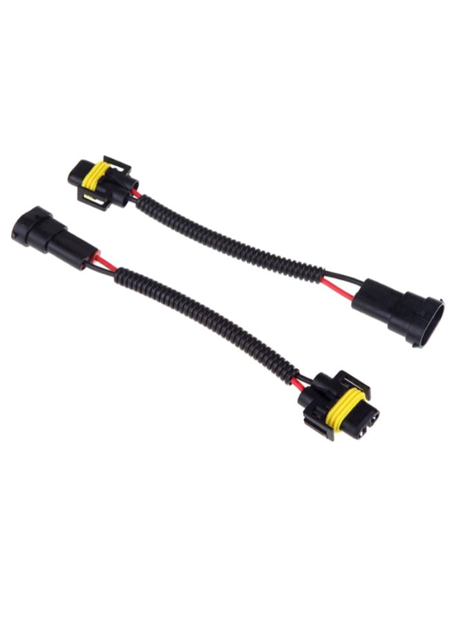 Generic 2-Piece Female To Male Lamp Connector Adaptor Set 
