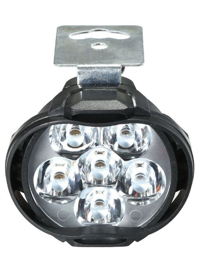 Pair Of Motorcycle Mirror Mount Driving Fog Light