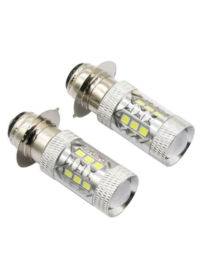 Pair Of Motorcycle Spot Headlight Set