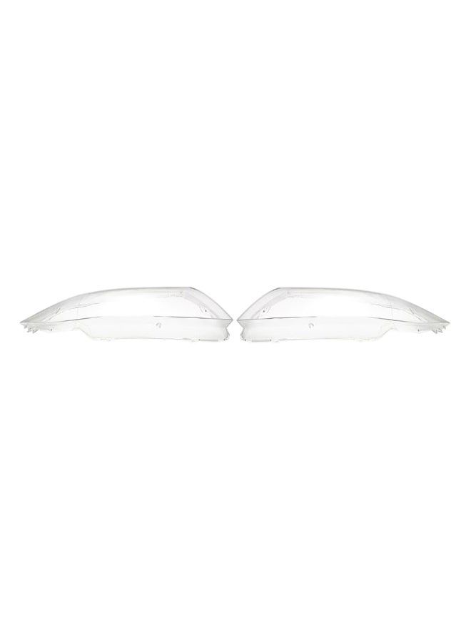 Generic Pair Of Front Headlight Lens Cover Shell 