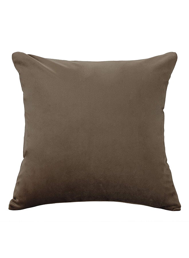 4-Piece Solid Pattern Decorative Pillow polyester Brown 30x30cm - v1576885655/N32900215A_1