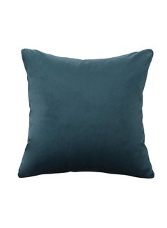 REGAL IN HOUSE 5-Piece Solid Pattern Decorative Pillow polyester Bondi Blue 40x40cm 