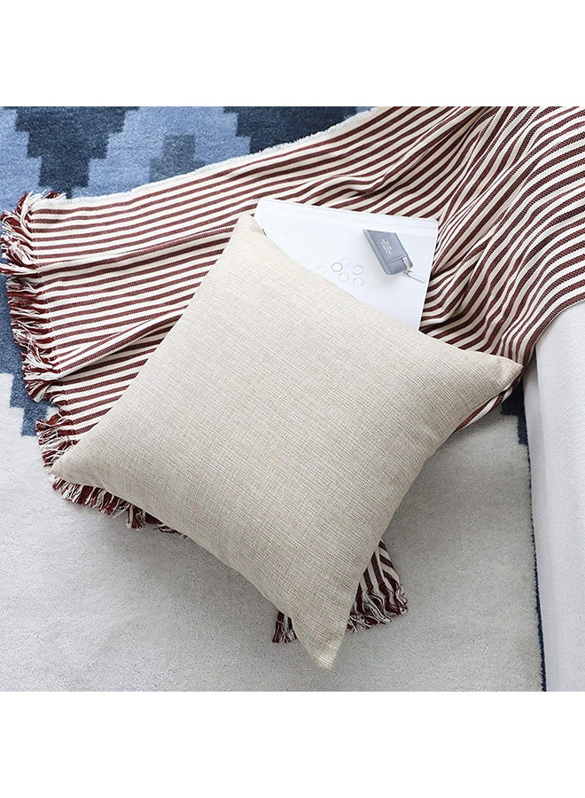 REGAL IN HOUSE Decorative Solid Filled Cushion Off White 40x40centimeter 