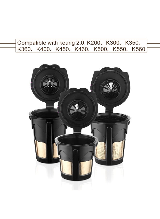 Reusable Coffee Capsule Filter Black/Gold 7.50x5.50x7.00cm - Image 4