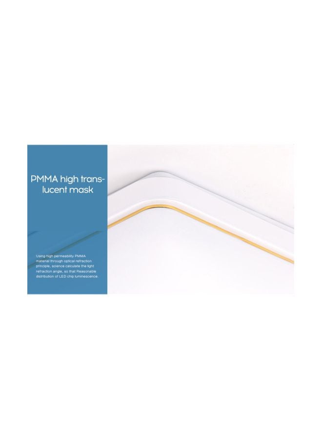 LED Ceiling Light White/Gold 30.5x9.6x30.5centimeter - Image 2