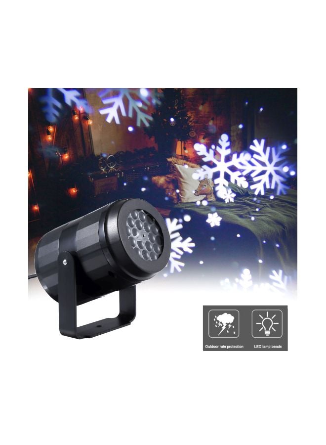 جهاز بروجيكتور بإضاءة LED متحركة أسود  - Image 3