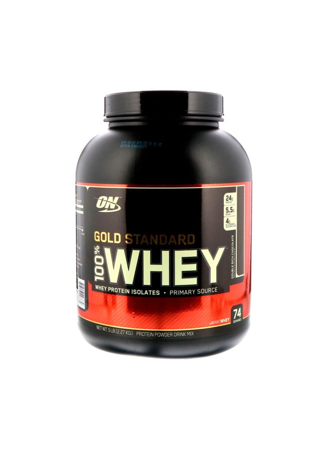 Optimum Nutrition Gold Standard Whey Protein - Double Rich Chocolate - 2.27 Kg 