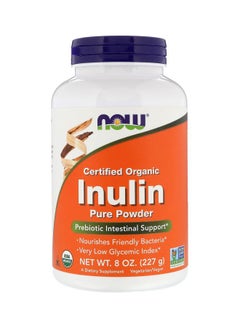 Certified Organic Inulin Prebiotic Pure Powder 227 g