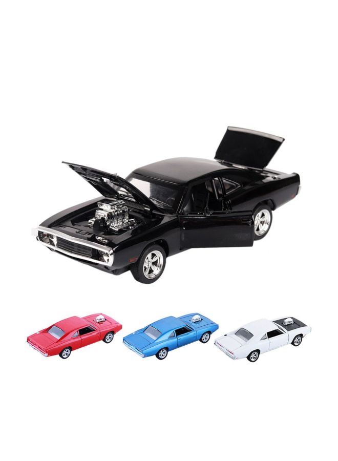 Lishp Diecast Metal Car 2541547 Black - Image 5