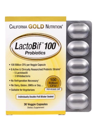 LactoBif Probiotics Dietary Supplement - 30 Veggie Capsules - v1576929517/N32775704A_1