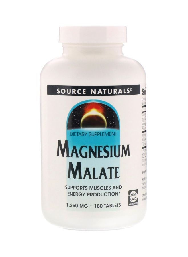 سورس ناتشورالز مكمل غذائي مالات المغنيسيوم 1250 مجم - 360 قرص