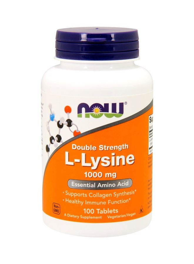 مكمل غذائي إل-لايسين 1000 مجم - يحتوي 100 قرص
