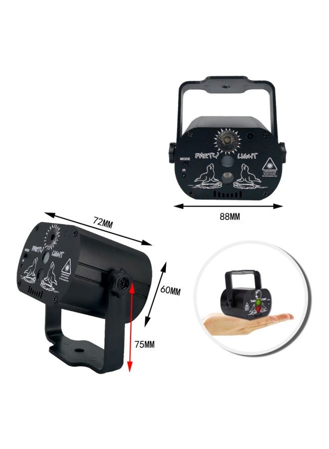 مصباح LED لتزيين المسرح. أسود 18.5x8.5x8.9سم  - Image 2