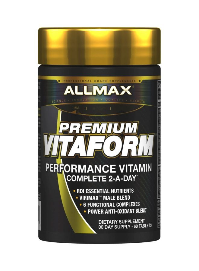 Allmax Premium Vitaform Multi-Vitamin - 60 Tablets