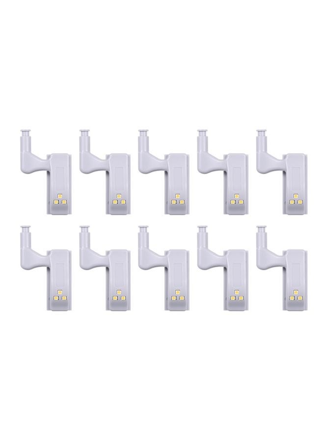 Generic Set Of 10 Sensor LED Light For Kitchen Cabinet White 19.7x3x13.7cm  - Image 1