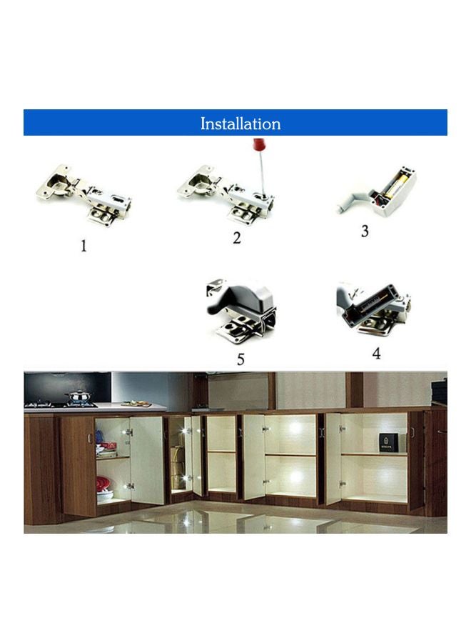 طقم مصابيح LED بجهاز استشعار لخزانة المطبخ مكون من 10 قطع أبيض دافئ 19.7x3x13.7Ø³Ù†ØªÙŠÙ…ØªØ±  - Image 3