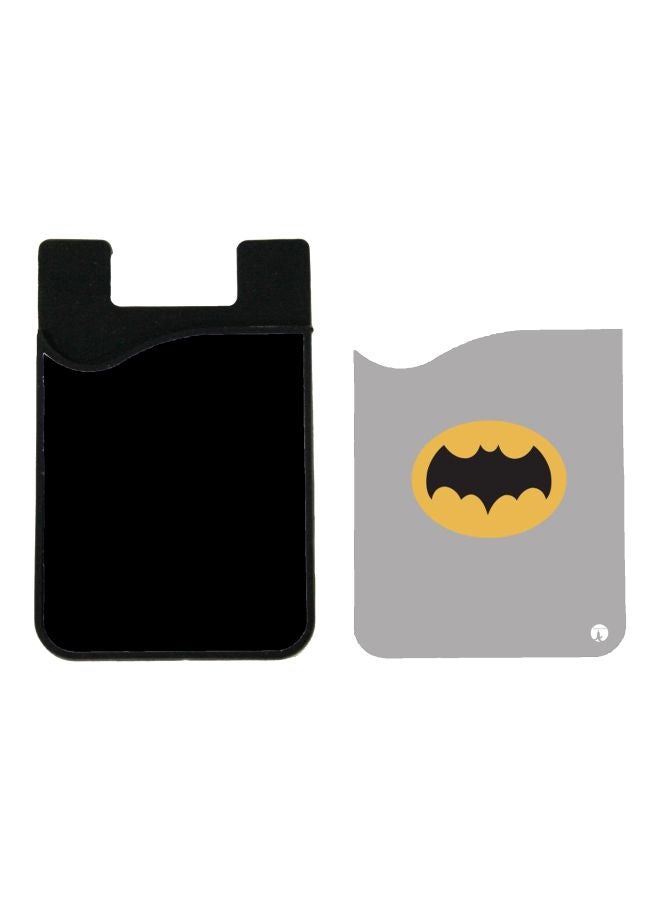 BP - Batman Printed Card Holder Grey/Black/Yellow - Image 1