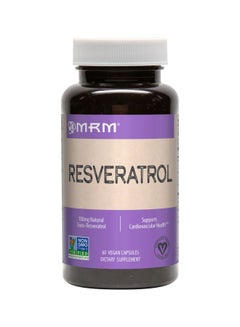 MRM Resveratrol Dietary Supplement 100mg - 60 Capsules 