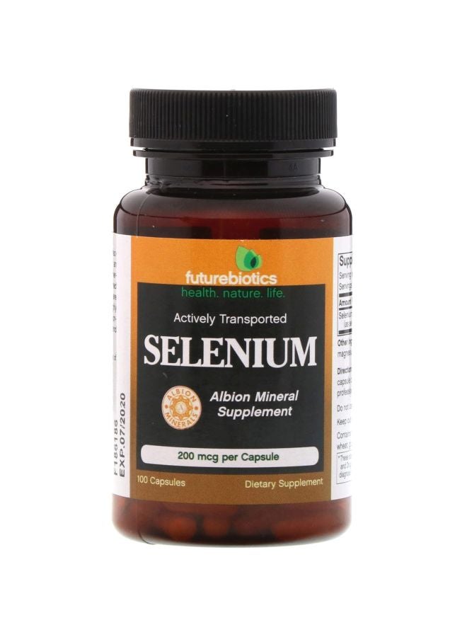 Selenium Albion Mineral Supplement 200 mcg - 100 Capsules - v1576930154/N32775969A_1