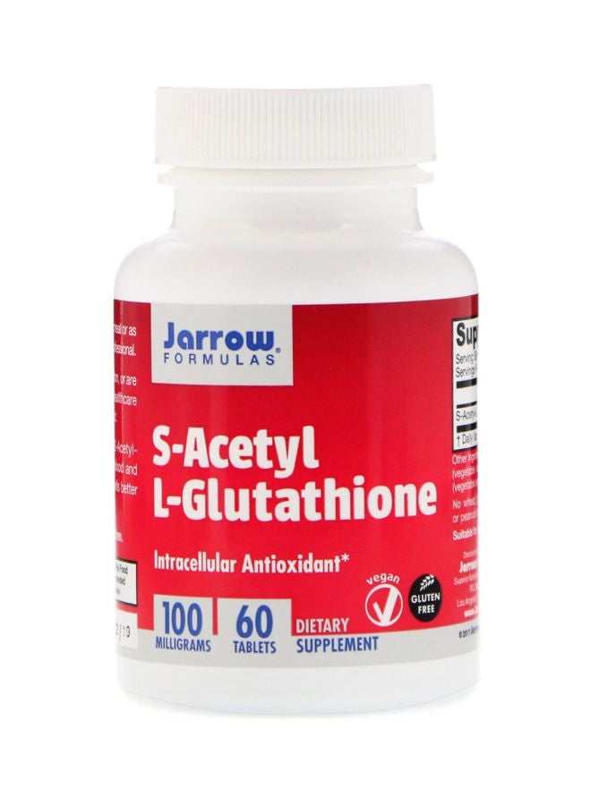 جارو فورملاز مكمل غذائي إس - أسيتيل إل - الجلوتاثيون بتركيز 100 مجم - 60 قرص