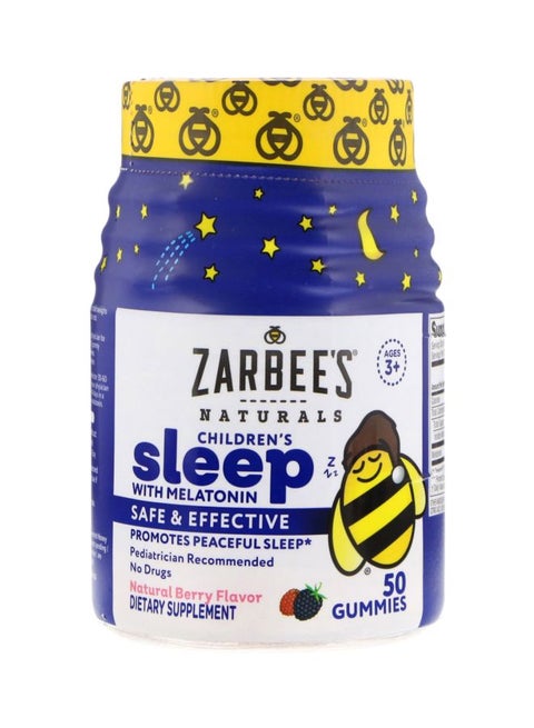 Sleep With Melatonin Dietary Supplement - 50 Gummies