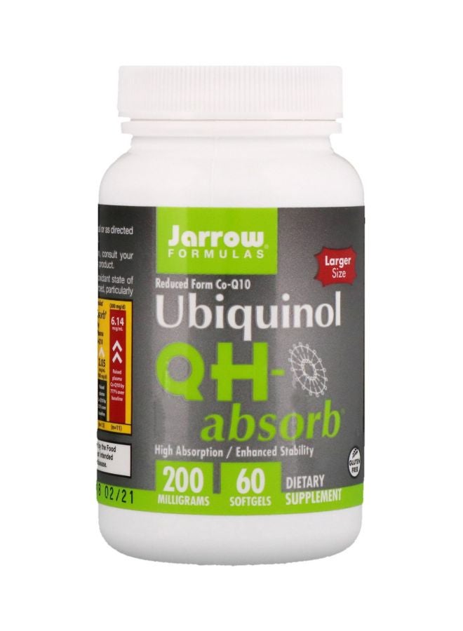 جارو فورملاز مكمل غذائي أوبيكوينول كيو إتش أبزورب بتركيز 200 ملجم - 60 كبسولة هلامية
