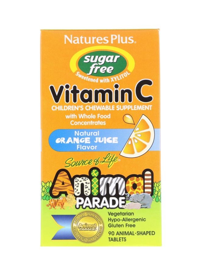 Natures Plus Source Of Life Dietary Supplement-90 Animal Shaped Tablets - Image 1