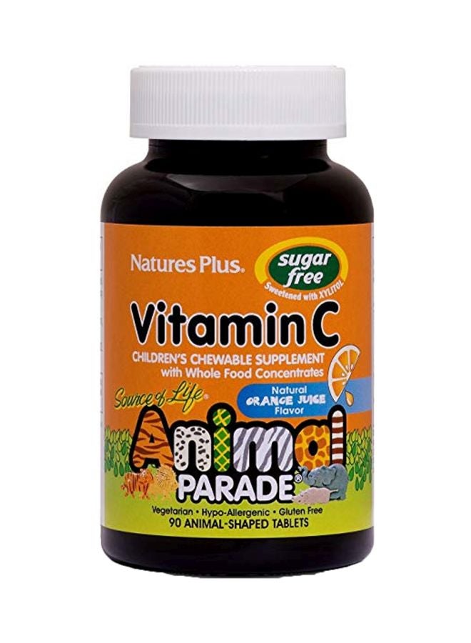 Natures Plus Source Of Life Dietary Supplement-90 Animal Shaped Tablets - Image 2