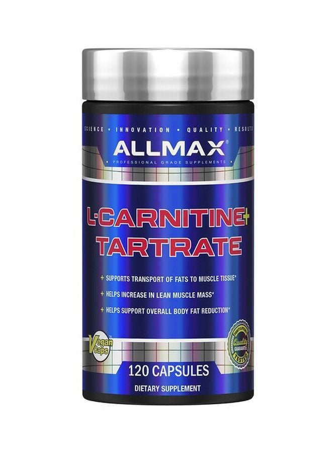 Allmax L-Carnitine Tartrate Dietary Supplement - 120 Capsules