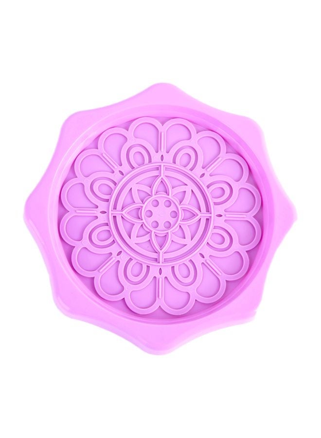 شاربدو حامل غلاية مياه عازل للحرارة بتصميم بارز يشبه المصفاة بنفسجي - Image 1