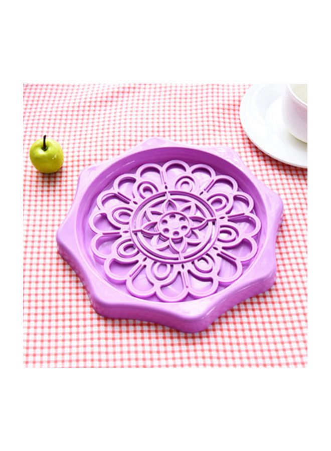 شاربدو حامل غلاية مياه عازل للحرارة بتصميم بارز يشبه المصفاة بنفسجي - Image 4