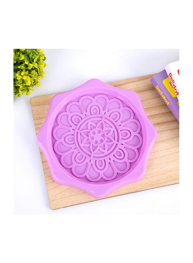 شاربدو حامل غلاية مياه عازل للحرارة بتصميم بارز يشبه المصفاة بنفسجي - Image 5