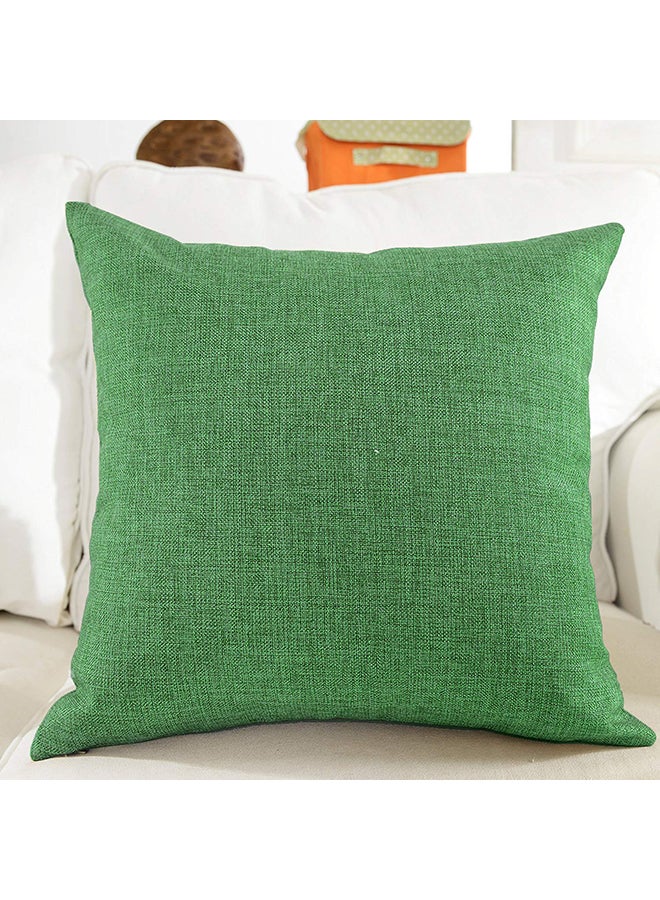 REGAL IN HOUSE 5-Piece Solid Pattern Decorative Pillow linen Green 30 x 10 x 30cm  - Image 1