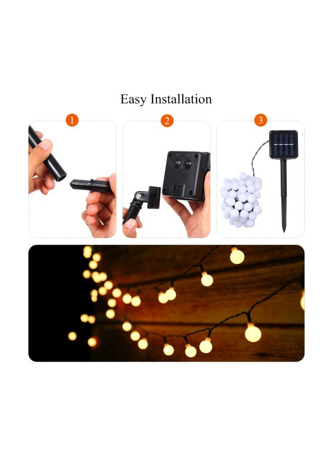 Tomshine 50-LED Bulbs Solar Powered String Light White 6.9meter  - Image 3