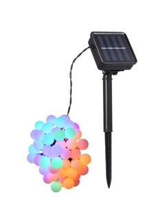 Solar Powered Round Ball LED String Light Multicolour 6.9meter