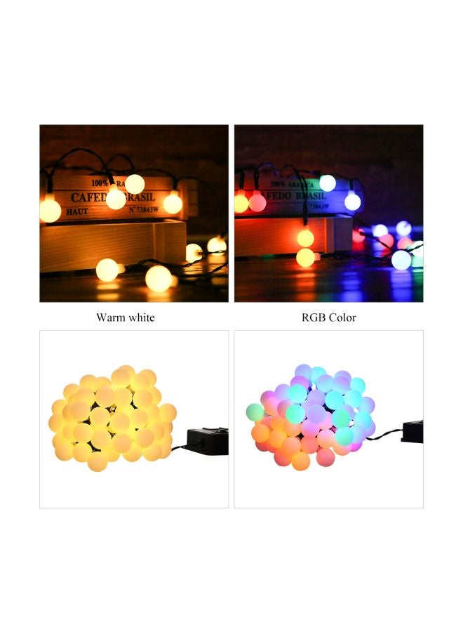 Tomshine - Solar Powered Round Ball LED String Light Multicolour 6.9meter - Image 1