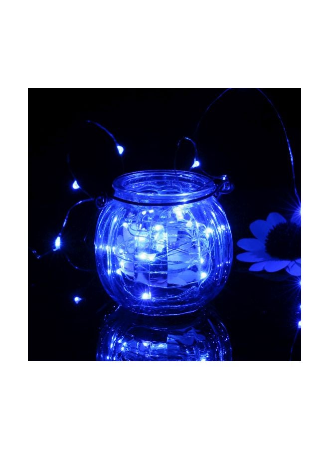 Pack Of 50 LED Wire String Light Set Blue 5meter
