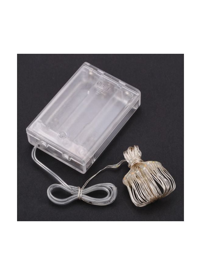 Pack Of 50 LED Wire String Light Set Blue 5meter
