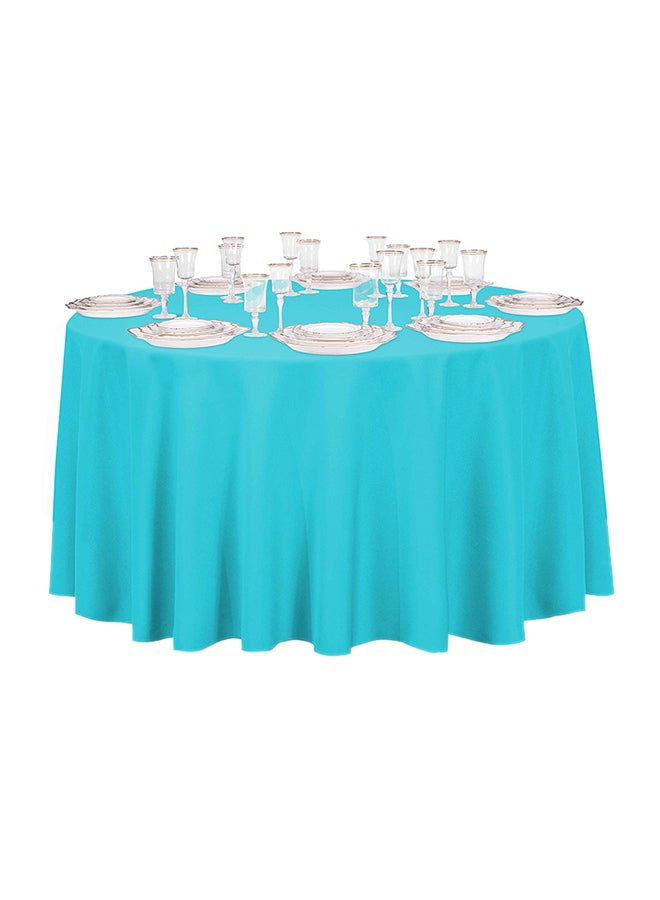 Solid Pattern Table Cloth Turquoise 120inch - v1576931869/N32672379A_2