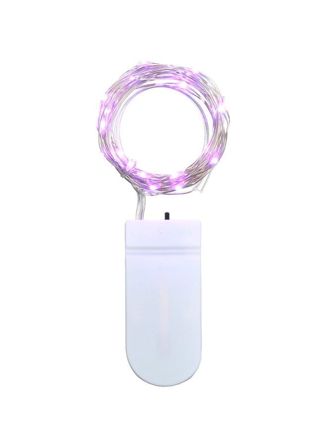 Decorative LED String Light Purple 1meter