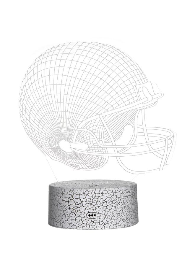 3D Helmet LED Night Light Multicolour 21.50x5.30x15cm - Image 1