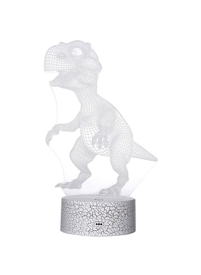 Generic - 3D Dinosaur LED Night Light Multicolour 21.50x5.30x15cm - Image 1