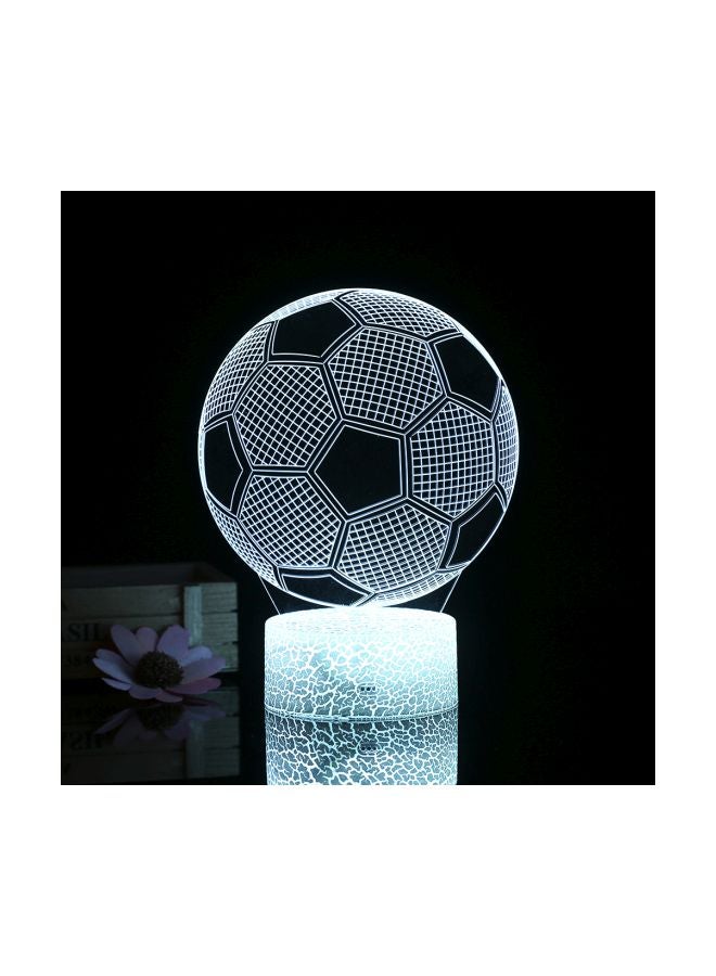 3D Soccer LED Night Light Multicolour 21.50x5.30x15cm - Image 2