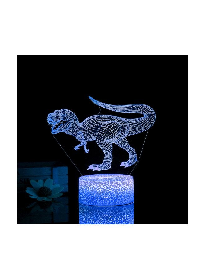 Generic - 3D Dinosaur LED Night Light Multicolour 21.50x5.30x15cm - Image 1